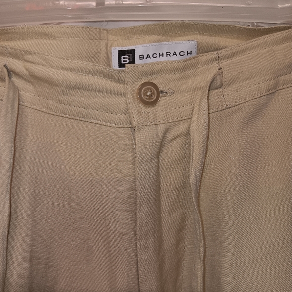 BACHRACH Mens Riviera Linen Pants - Picture 2 of 10